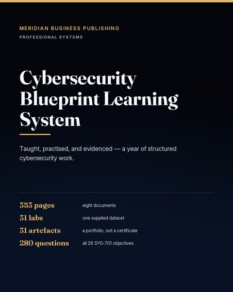 Cybersecurity Blueprint Learning System